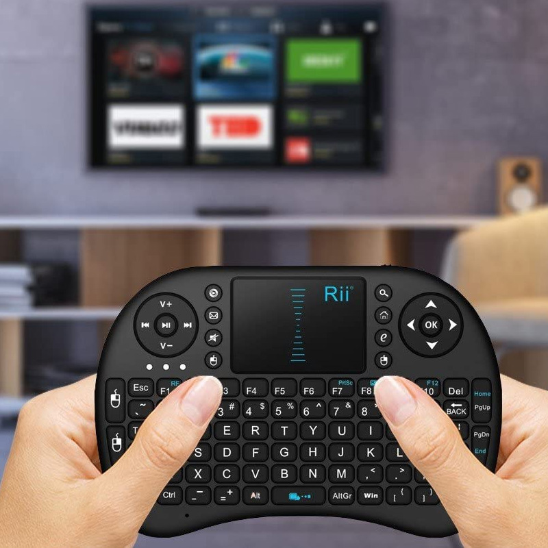 Rii i8+ BT Mini Wireless Bluetooth Backlight Touchpad Keyboard